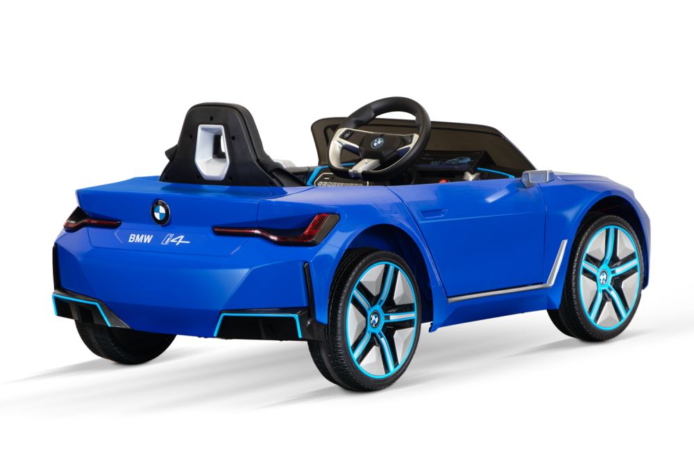 Elektro Kinderauto BMW i4 mit Lizenz 2x30W 12V 7Ah